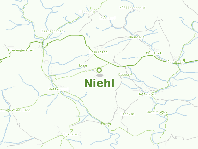 Karte von Niehl