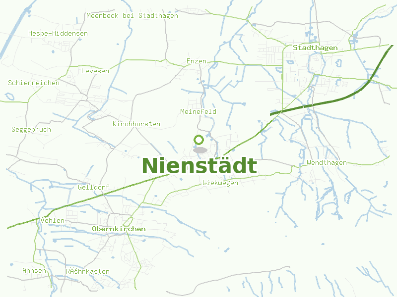 Karte von Nienstädt