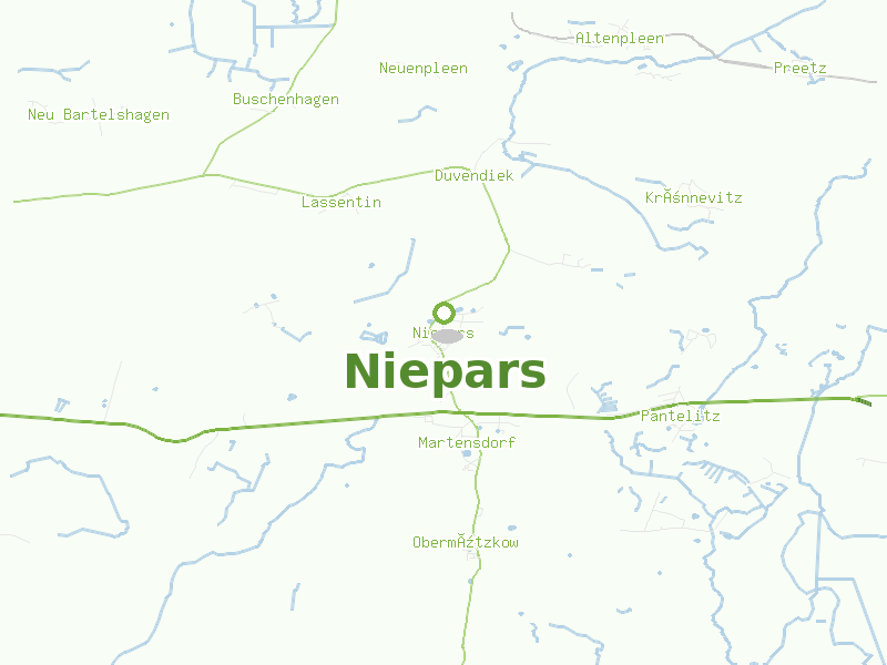 Karte von Niepars
