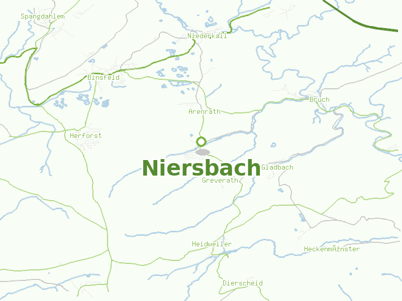 Karte von Niersbach