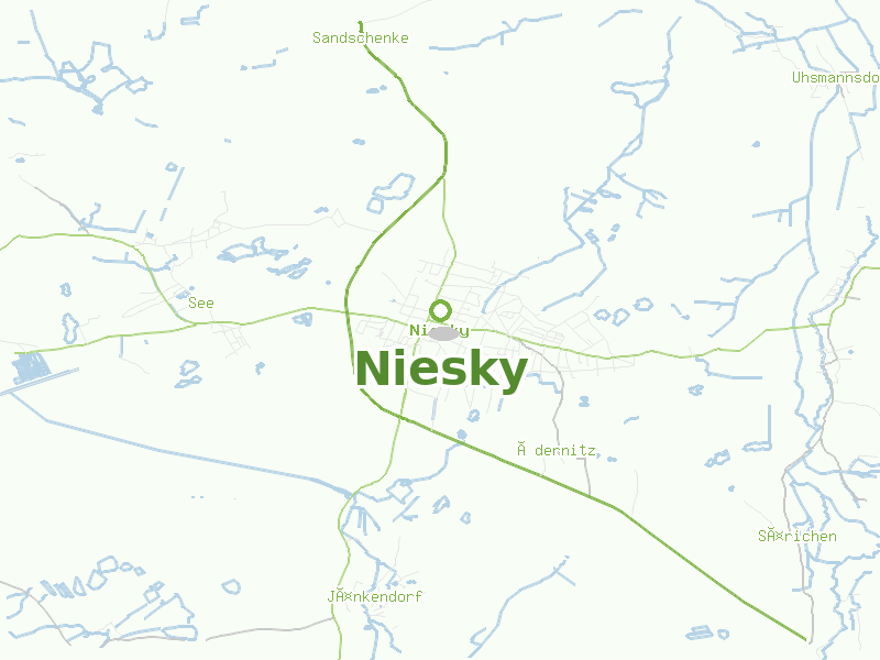 Karte von Niesky