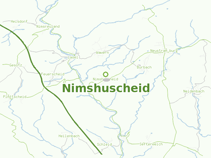 Karte von Nimshuscheid