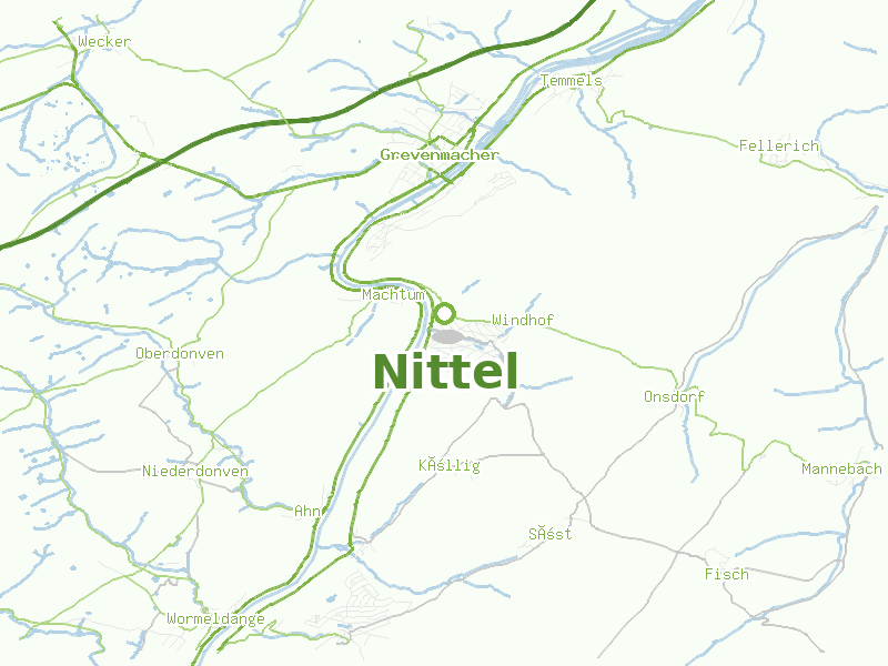 Karte von Nittel