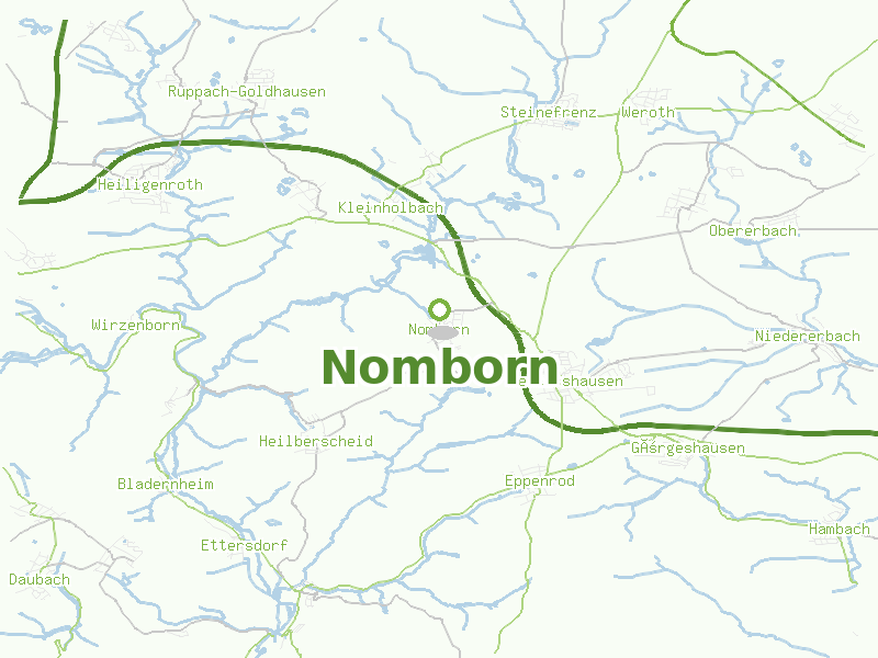 Karte von Nomborn