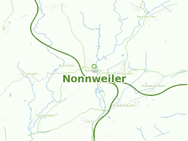 Karte von Nonnweiler
