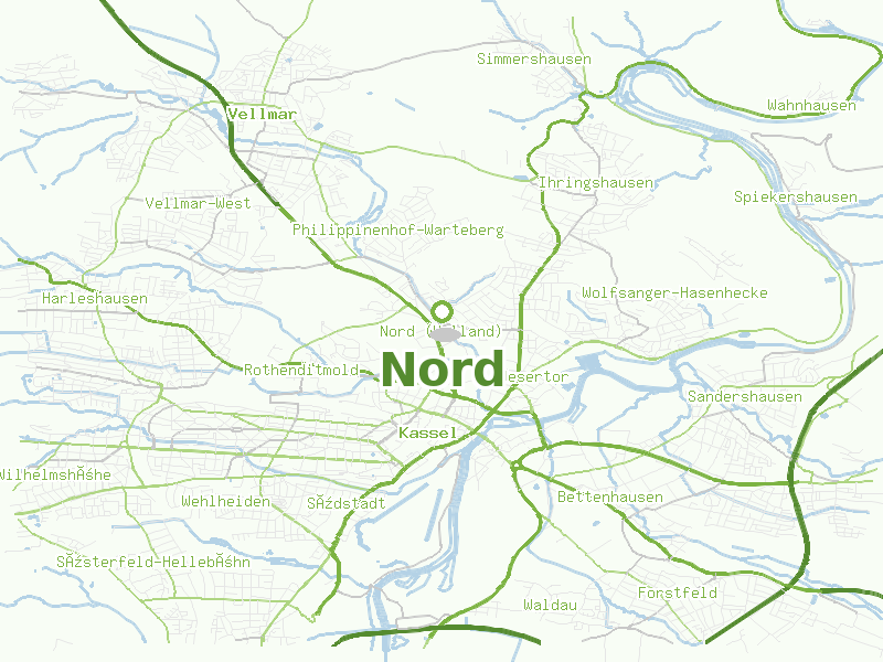 Karte von Nord