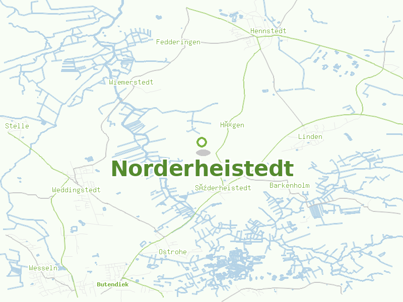 Karte von Norderheistedt