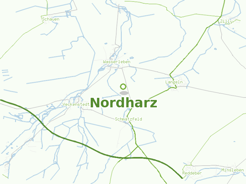 Karte von Nordharz