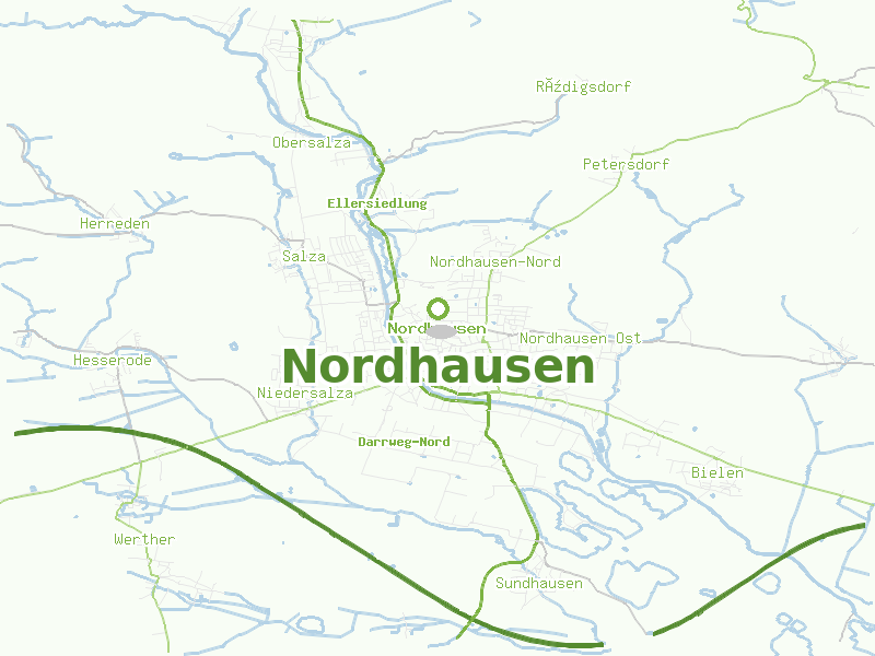Karte von Nordhausen