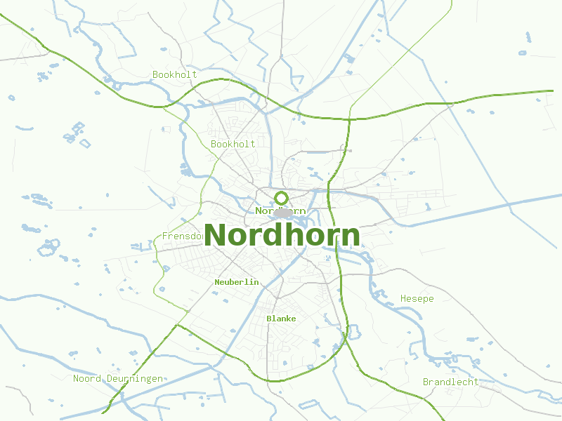 Karte von Nordhorn