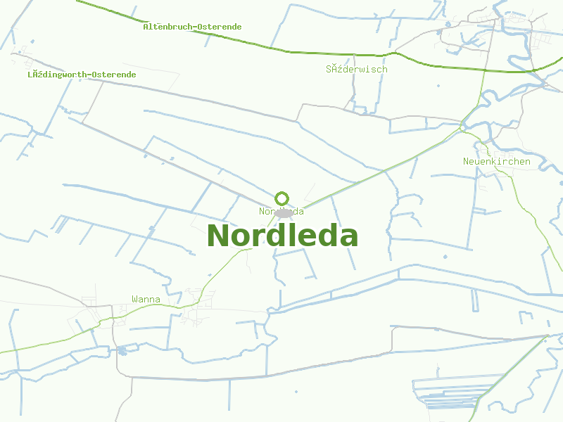 Karte von Nordleda