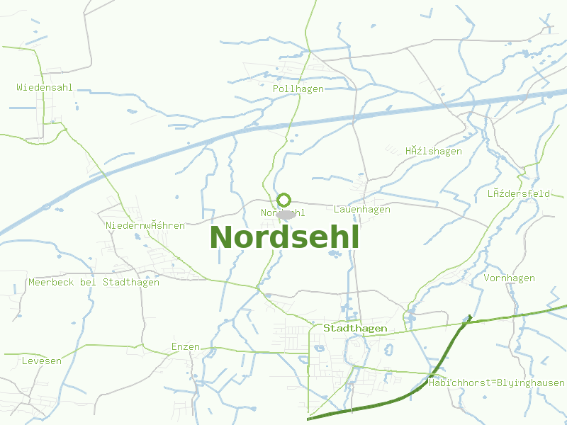 Karte von Nordsehl