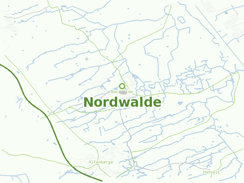 Karte von Nordwalde