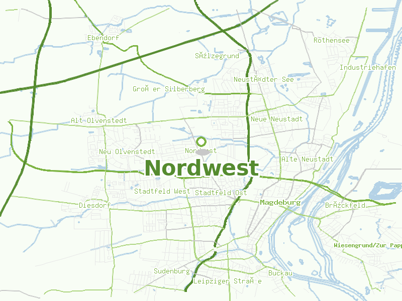 Karte von Nordwest