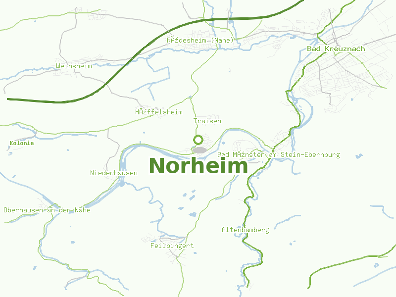 Karte von Norheim