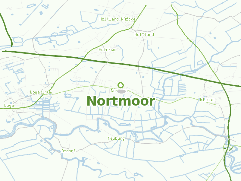 Karte von Nortmoor