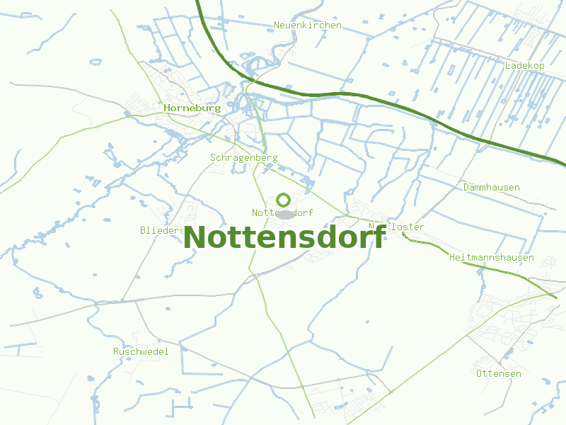 Karte von Nottensdorf