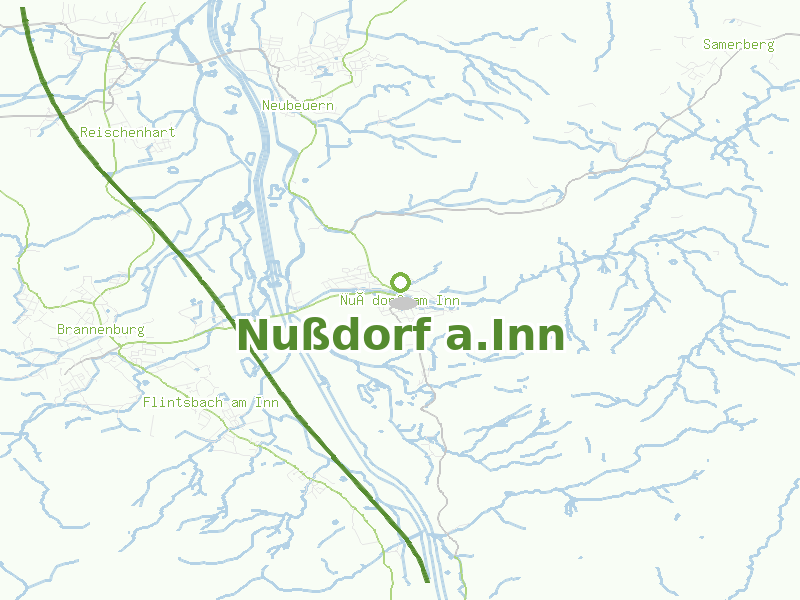 Karte von Nußdorf a.Inn