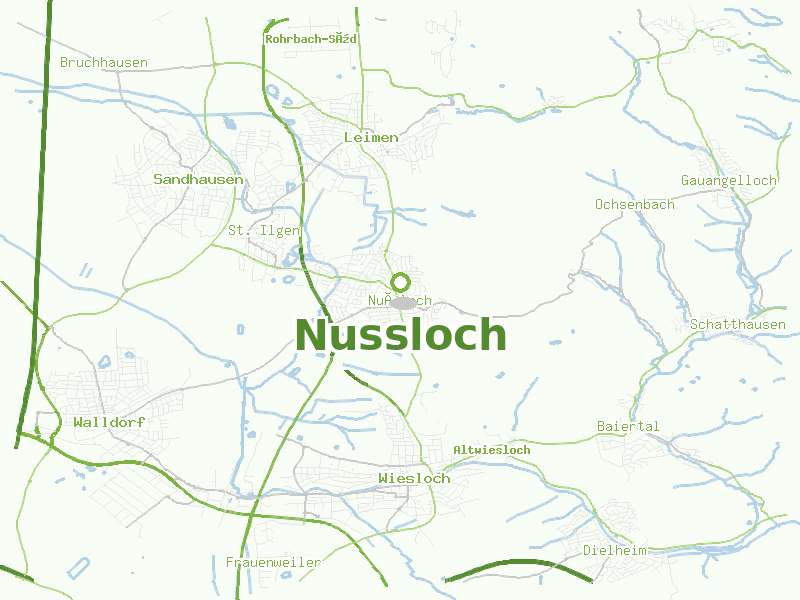Karte von Nussloch