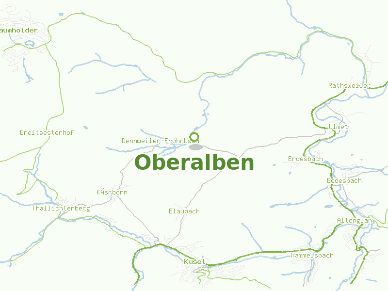 Karte von Oberalben