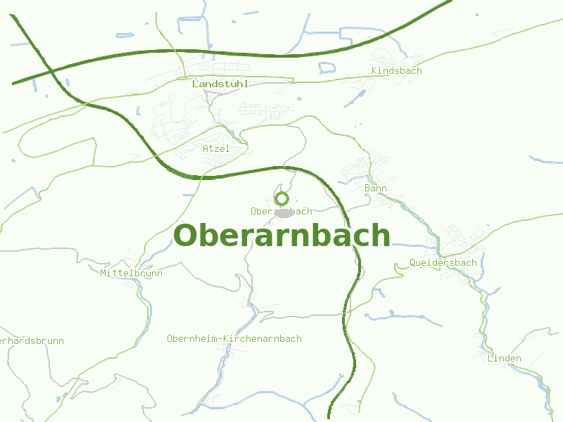 Karte von Oberarnbach