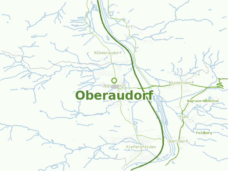 Karte von Oberaudorf