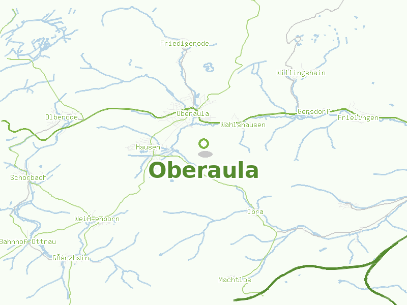 Karte von Oberaula