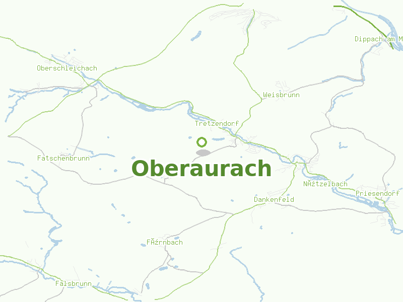 Karte von Oberaurach