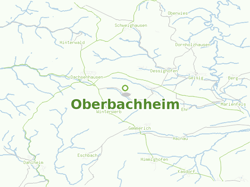 Karte von Oberbachheim