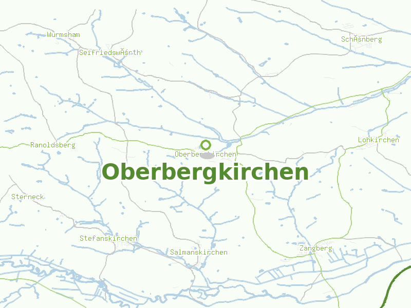 Karte von Oberbergkirchen