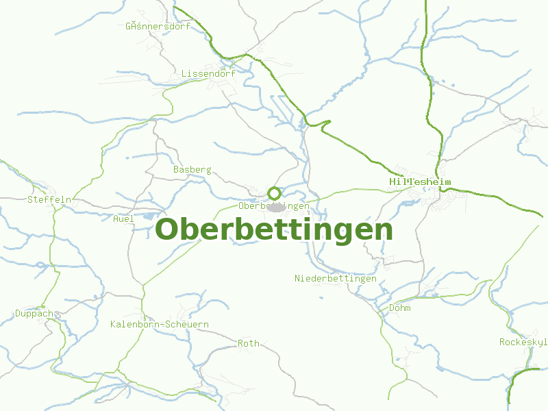 Karte von Oberbettingen