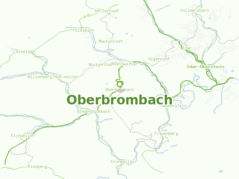 Karte von Oberbrombach