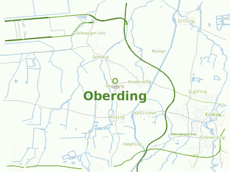 Karte von Oberding