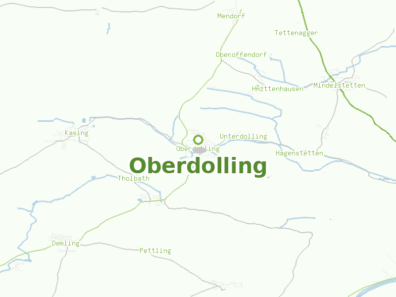 Karte von Oberdolling