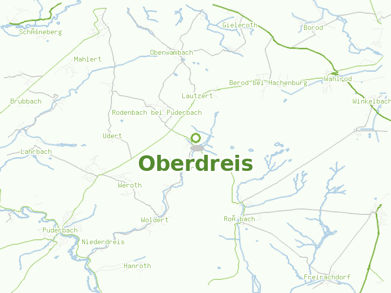 Karte von Oberdreis