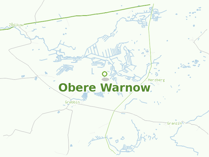 Karte von Obere Warnow