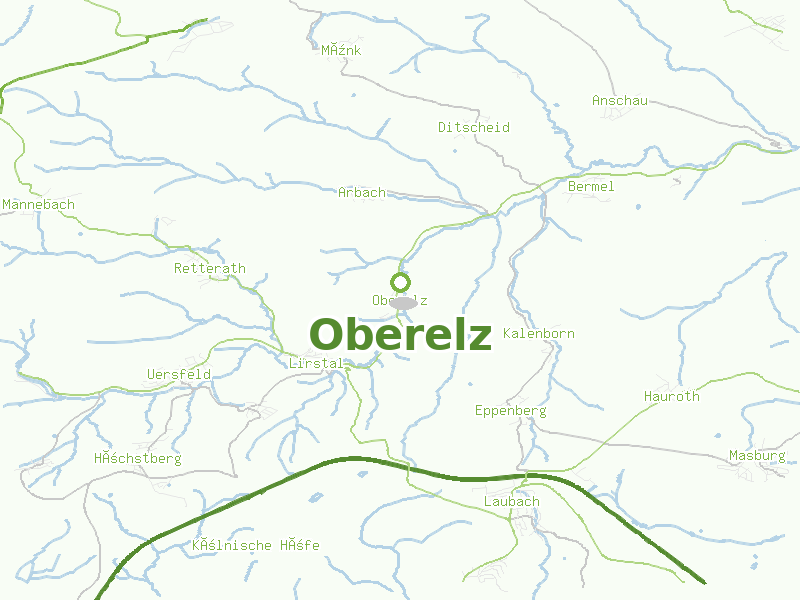 Karte von Oberelz