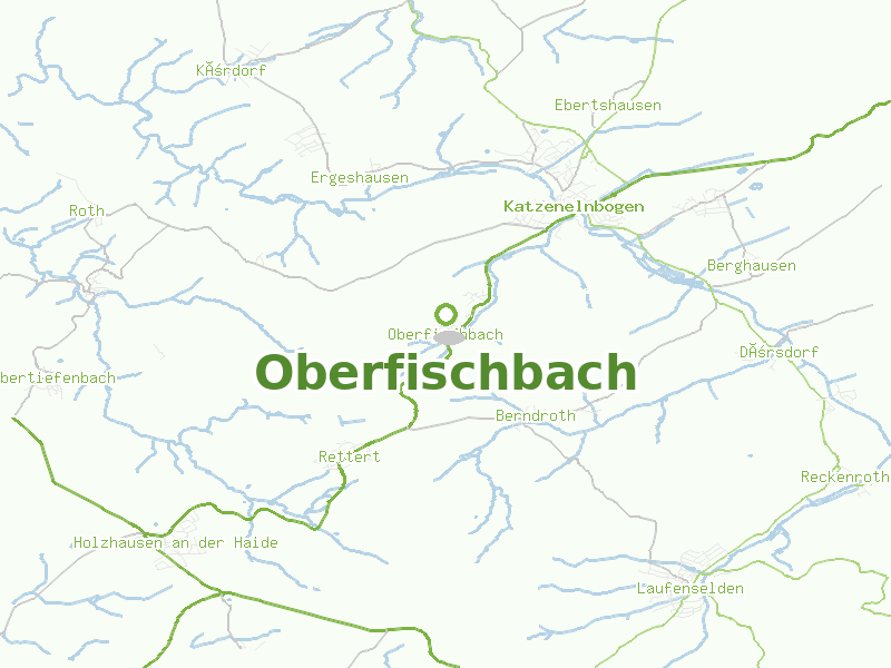 Karte von Oberfischbach