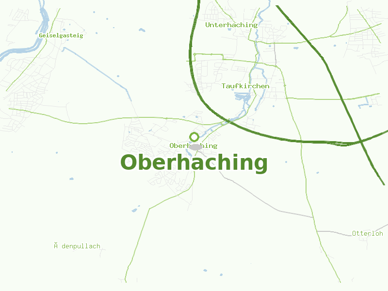 Karte von Oberhaching