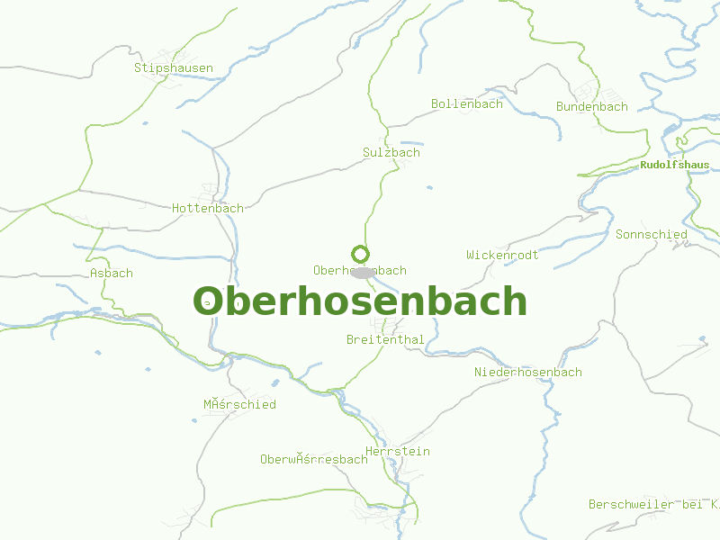 Karte von Oberhosenbach