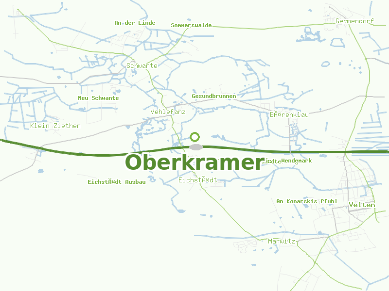 Karte von Oberkramer