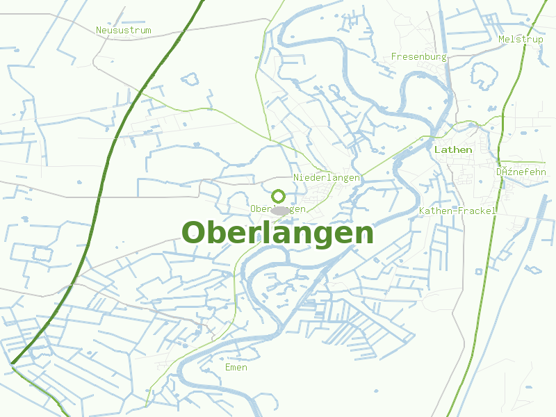 Karte von Oberlangen