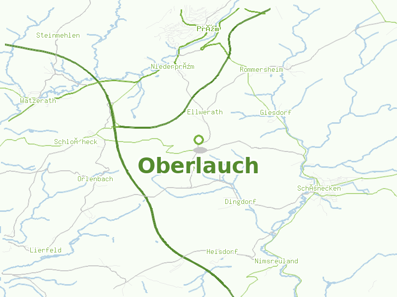 Karte von Oberlauch