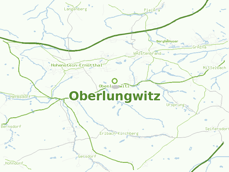 Karte von Oberlungwitz