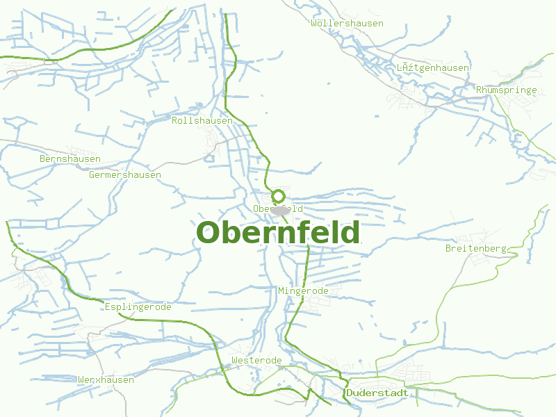 Karte von Obernfeld