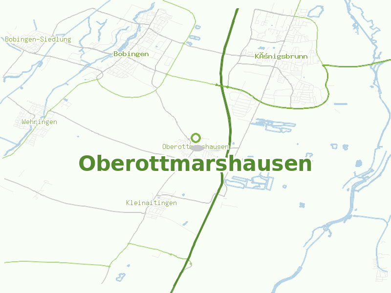 Karte von Oberottmarshausen