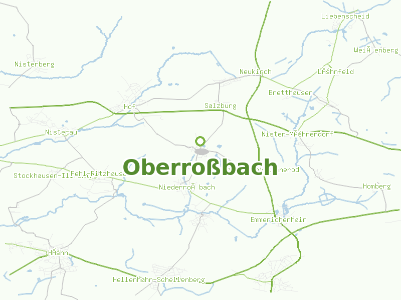 Karte von Oberroßbach