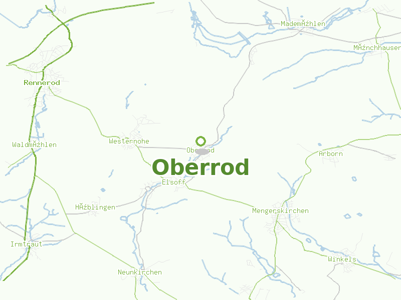 Karte von Oberrod