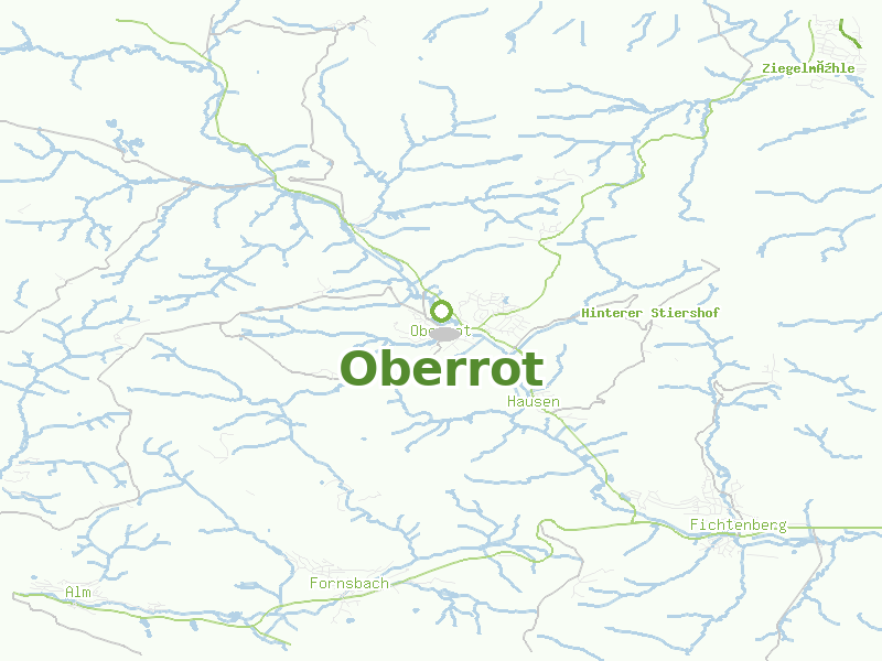 Karte von Oberrot