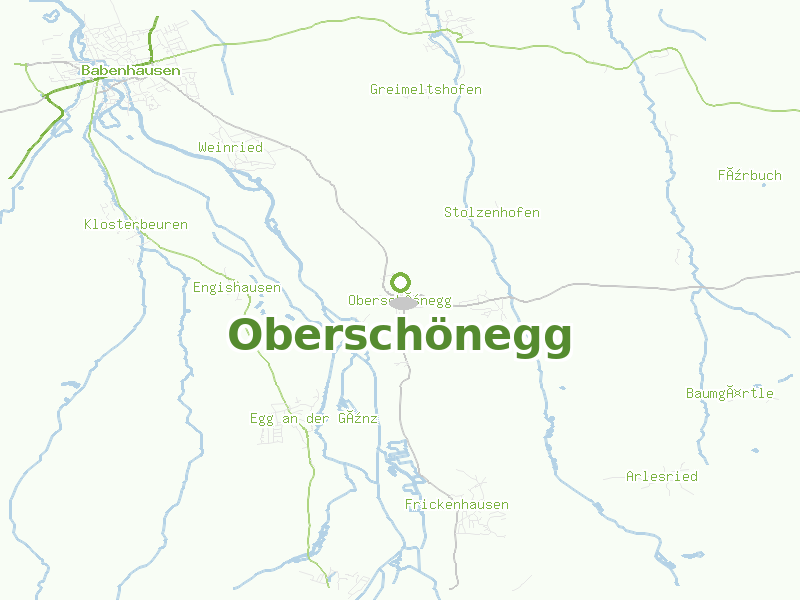 Karte von Oberschönegg